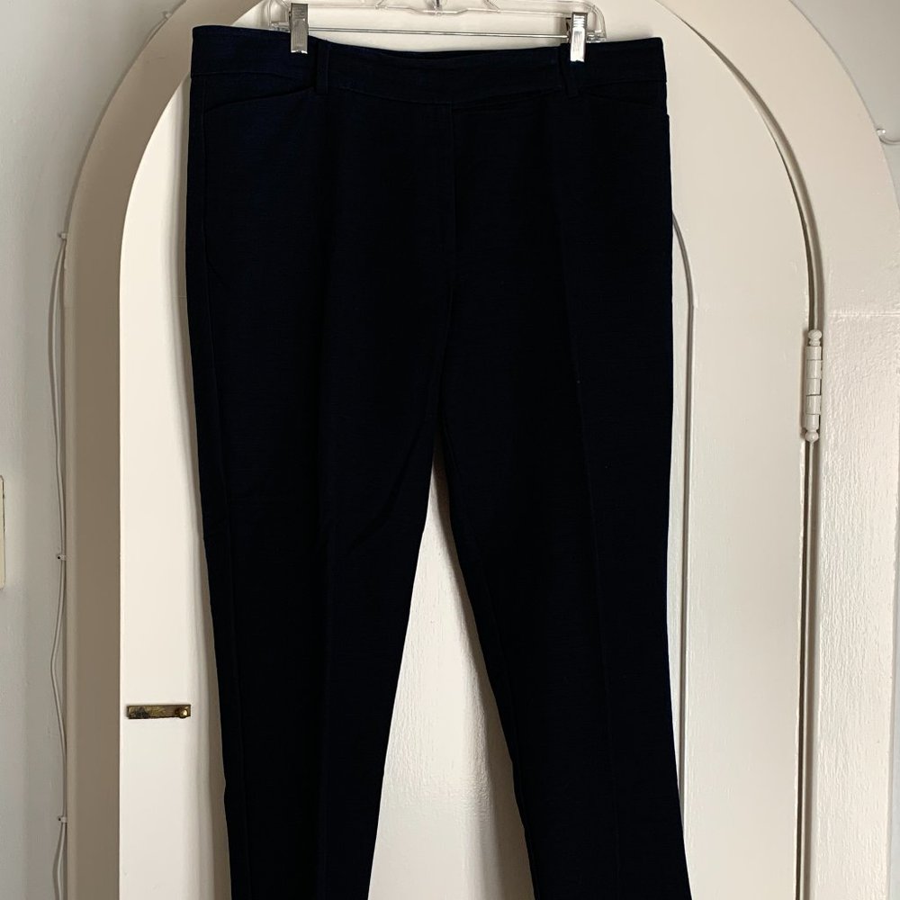 Ann Taylor CURVY dress pants navy blue